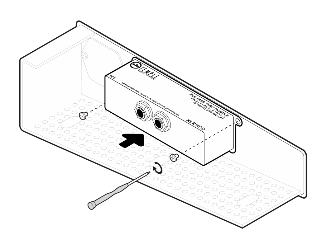 Temple Audio Design MOD-XLRMF XLR Modul, Male+Female
